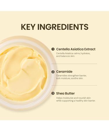 ONGREDIENTS Deep Calming Cream | Daily Face Moisturizer for Dry, Sensitive Skin | Centella Asiatica, Ceramide, Soothing, Skin Barrier, Hydrating | Fragrance-Free, Korean Skincare 1.69 fl Oz - Buy Online on GoSupps.com