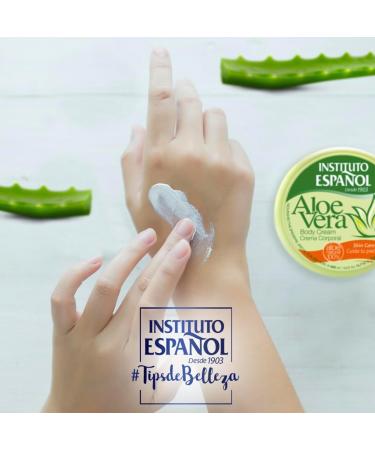 Instituto Espanol Aloe Vera Body Cream Face Cream Hand Cream 2 x 13.5 fl oz (400 ml) - Buy Online on GoSupps.com
