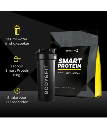 Body Fit Body & Fit Smart Protein Protein Powder Protein Shake for Weight Loss 1000 grams Raspberry Yoghurt - Buy Online on GoSupps.com