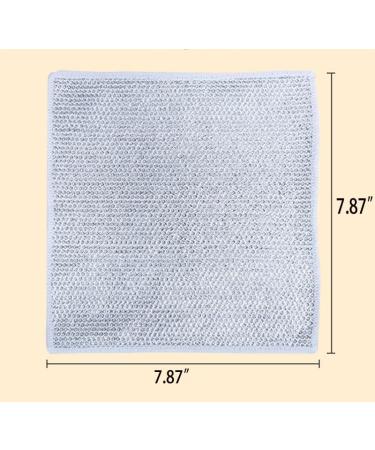 Multipurpose Wire Dishwashing Rags for Wet and Dry Scratch Free Metal Wire Dishwashing Cloth for Dry and Wet Cleaning of Tableware Cabinets Fruit Dishwashing Cloth (5pcs) - Buy Online on GoSupps.com