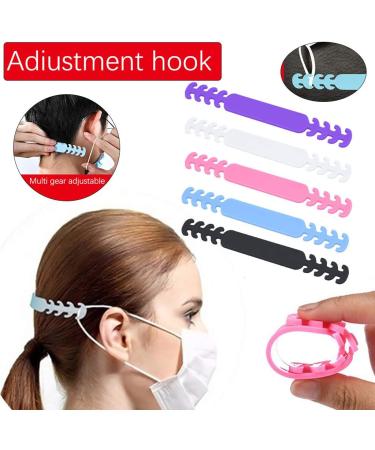 Mask Extender 5PCS Adjustable Ear Hook Adjustable Non-Slip Ear Hook Suitable for People of All Ages Can Relieve Earache - Buy Online on GoSupps.com