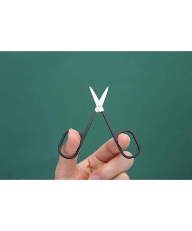 TSG Luxury Professional Stainless Steel Nail Scissors Cuticle Sharp Toenail Fingernail Manicure Pedicure Grooming Kit Eyebrow Eyelash Dead Skin Curved - Buy Online on GoSupps.com