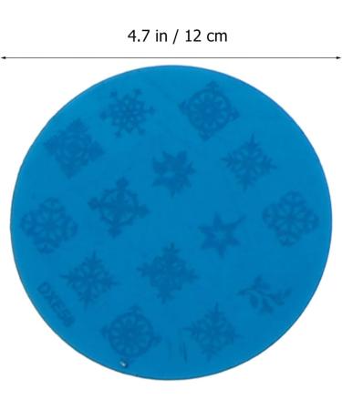 13h Snowflake Nail Stamp Plate - Geometric Nail Art Template for DIY Christmas Designs - Buy Online on GoSupps.com