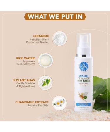 The Moms Co Natural Ceramide Face Toner for Women & Men | Replenishes Moisture | for All Skin Types - 100 ml - Buy Online on GoSupps.com