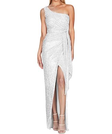 Hanxiulin Women's Elegant Long Cocktail Party Dress - White XXL Sexy Ball Gown - Buy Online on GoSupps.com