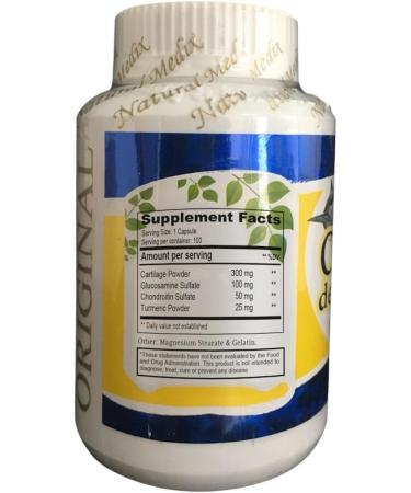 Natural medix Cartilage Joint Support Supplement with Glucosamine Collagen & Magnesium 100 Caps - Cart lago de Tiburon - Buy Online on GoSupps.com