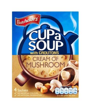 Batchelors Batchelors Soup Cup with Mushroom Cream Croutons (4 Per Pack - 99g)