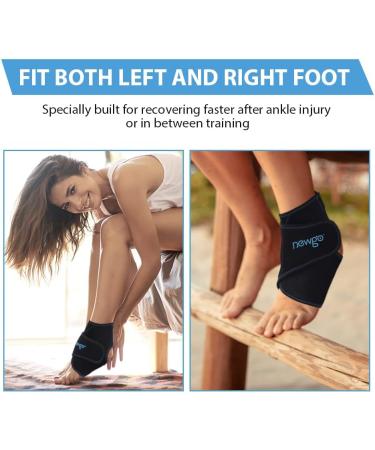 Newgo Cooling Pads for Ankle Pain Relief | Ice Cold Bandage & Cuff for Swelling & Injuries | International Shipping - Buy Online on GoSupps.com