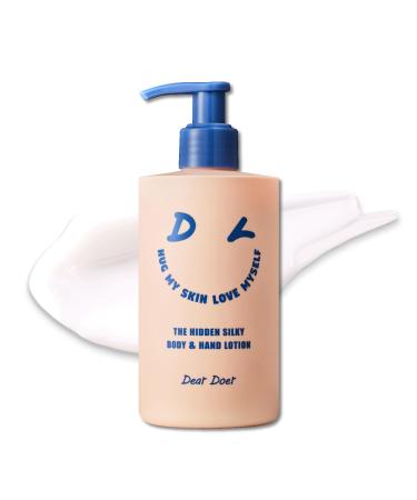 Dear Doer The Hidden Silky Body & Hand Lotion | Vegan | 10.14 fl.oz - pH-Balanced Non-Sticky Lotion No Added Silicone for Velvety Skin