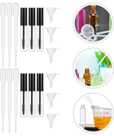 Beavorty 4 Sets Mascara Tube DIY Mascara Bottle Clear Lipgloss Mini Funnel Cream Bottle Mascara Clear Abs - Buy Online on GoSupps.com