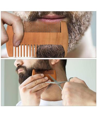 Premium Beard Care Set - Bartbrush & Beard Kamm with Wild Boar Bristles | Buy Wooden Beard Brush & Shears for Men Online - Buy Online on GoSupps.com