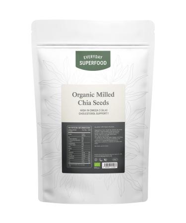 Milled Chia Seeds 1.8kg Chia Seed Meal Ground Chia Seeds Pure Keto Ingredients Milled Chia Seed Powder 1.8 kg (Pack of 1)