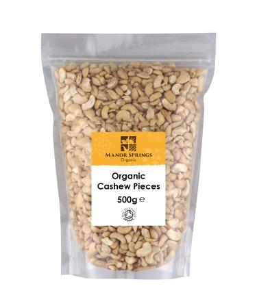 Organic Cashew Pieces 500g by Manor Springs Organic
