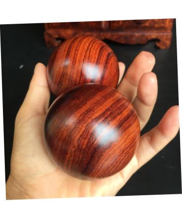 Fomiyes Solid Wood Massage Balls - 6-Pack Baoding Balls for Deep Tissue Foot & Muscle Massage | Ideal for Gymnastics & Fasciitis Relief - Buy Online on GoSupps.com