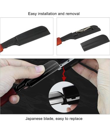 Buy Handmade Traditional Foldable Barber Razor for Men - Wooden Handle Perfect for Salons & Home Use - Buy Online on GoSupps.com