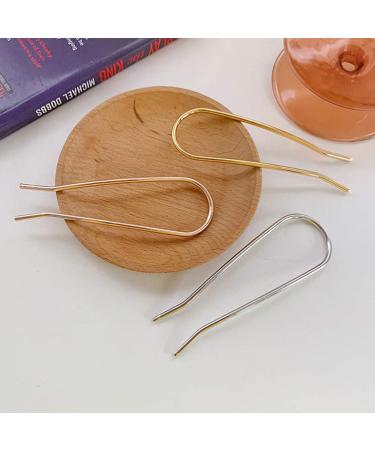 Lurrose 3pcs U Shape Hair Pins for Women - Perfect for Updos | International Shipping Available - Buy Online on GoSupps.com
