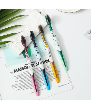 Soft Travel Toothbrush for Sensitive Teeth | Portable Dental Floss Toothbrush - Ideal for Women Men & Family | Teksome - Buy Online on GoSupps.com