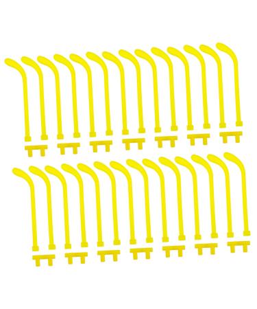 Healeved 30 sets shine in the dark glasses in the dark glowing glasses brilliant brilliant broth legs Brillen legs Settings Settings Sealing Slims Mirror frame kit Non lights seem plastic