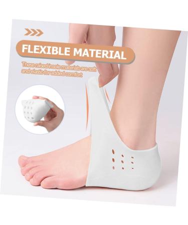 FOMIYES Height Increase Insoles - 2 Pairs Invisible Detachable Heel Pads for Unisex | Skin-Friendly Comfort - Buy Online on GoSupps.com