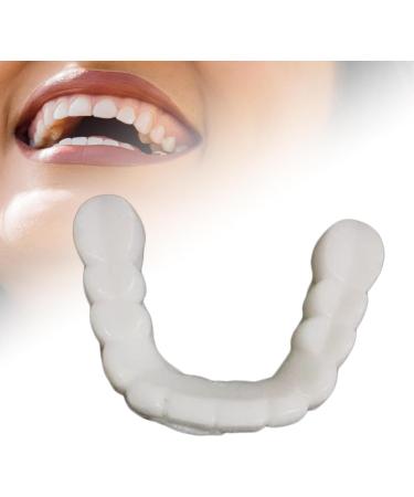 10 Set Resin Teeth Veneers - Comfortable Removable Upper Dentures | Reusable Tooth Covers - Buy Online on GoSupps.com
