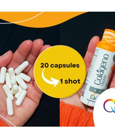 Qualinova - Liquid Collagen Ready to Drink - Red Berries Flavors (30 count) With Vitamin C and 10g of Collagen per bottle - Buy Online on GoSupps.com