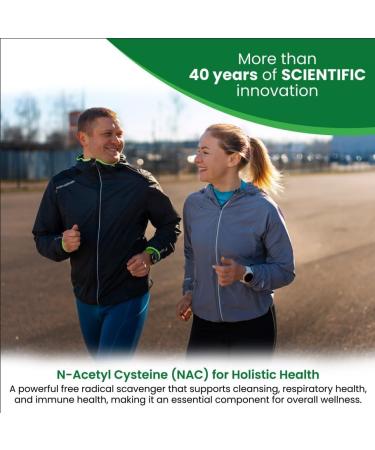 HealthLife N-Acetyl L-Cysteine (NAC) 600mg 120 Capsules - Non-GMO Gluten Free 120 Servings - Buy Online on GoSupps.com