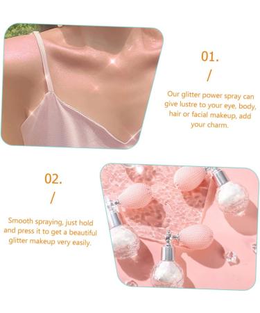 FOMIYES 4pcs High Gloss Dusting Glitter Makeup Hair Glitter Powder Spray Glitter Polarized Flash Powder Miss 7.5x7cmx4pcs Pinkx4pcs - Buy Online on GoSupps.com