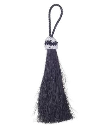 Tough 1 Royal King Single Horsehair Tassel Black
