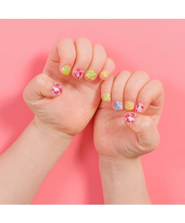 Non-Toxic Nail Wraps for Kids | Self-Adhesive Nail Stickers | Long-Lasting Nail Art - 3-7 Year Old Pretty Pack | Includes Nail File | 60 Count (2 Pack) - Buy Online on GoSupps.com