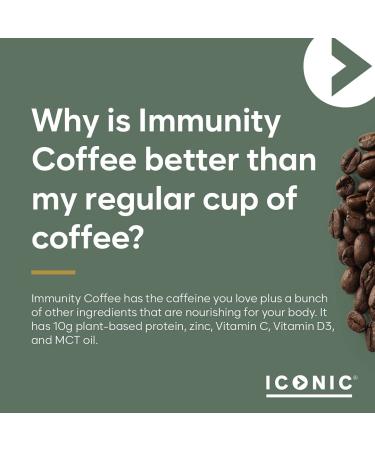 Iconic Protein Coffee Sample Pack - Keto Coffee Alternative with Vitamin D3, Vitamin C, Zinc, MCT Oil, Pea Protein - 200mg Caffeine - Sugar Free, Gluten Free, Dairy Free (3 Pack) - Buy Online on GoSupps.com