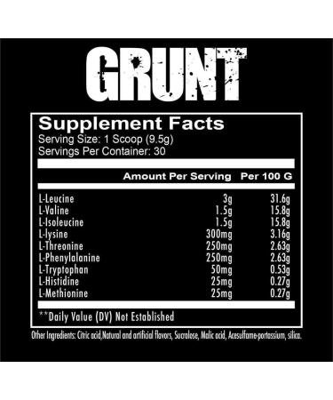 Redcon1 Grunt EAAs Tigers Blood - 30 Servings, Recover Faster, Complete Protein Source - Buy Online on GoSupps.com