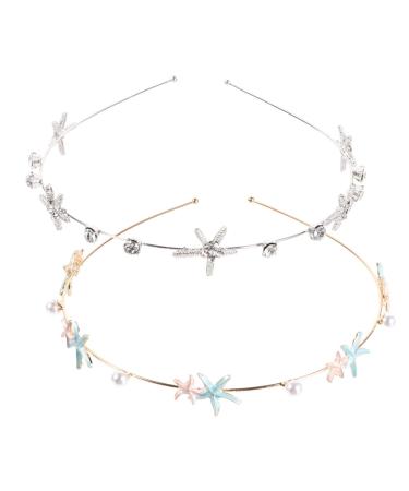 Beaupretty Car Key Holder 2pcs Pearl Headband Rhinestone Pearl Hair Hoops Nautical Bride Wedding Hair Vine Tiara Beach Headpiece for Women Girl Gift Womens Headbands - Buy Online on GoSupps.com