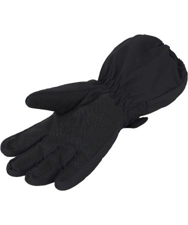 Durio Kids Waterproof Ski Gloves for Boys and Girls (7-10 Years) - Black - Buy Online on GoSupps.com