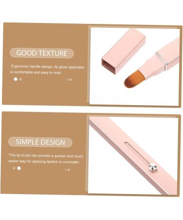 Housoutil Lip Makeup Brush Professional Makeup Makeup Professional Make up Brush Lip Brush for Lipstick Makeup Brush for Women Portable Lipstick Brush Lip Stick Applicator - Buy Online on GoSupps.com