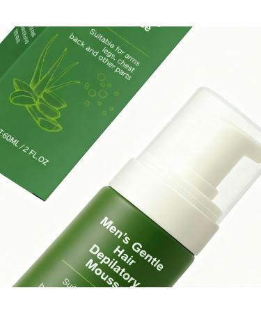  Dmuzsoih Hair Removal Cream for Men | 60 Milliliters Natural Hair Removal Lotion Natural Hair Remover for Men | For Face Underarms Arms Legs Thighs and Other Areas - Buy Online on GoSupps.com