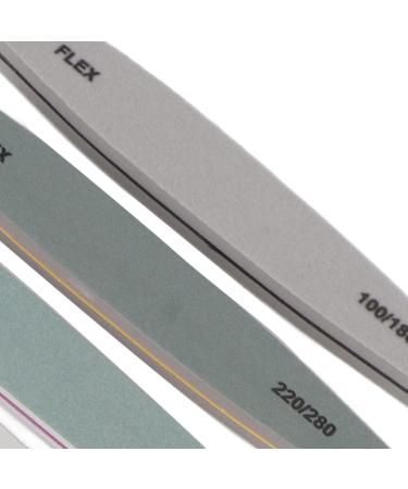 Nail Buffer File Tool Double Sided Curved Nail File for Salon - Buy Online on GoSupps.com