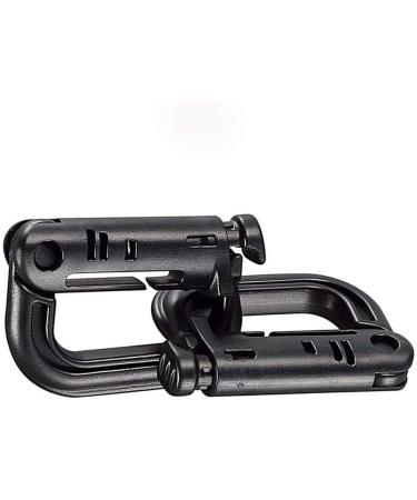 Tactical D-Ring Grimlock Carabiners for Molle Gear - Lightweight and Strong Fast Latch System - Ideal for Military Vest and Patrol Bags - 10 Pack - Buy Online on GoSupps.com