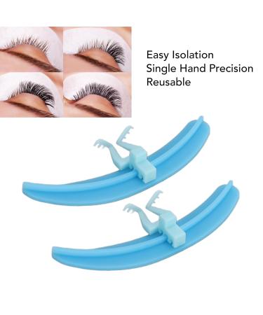 Lash Extension Separator Tool - Reusable Silicone Eyelash Separator for Beauty Salons - Accurate & Washable (Blue - Buy Online on GoSupps.com