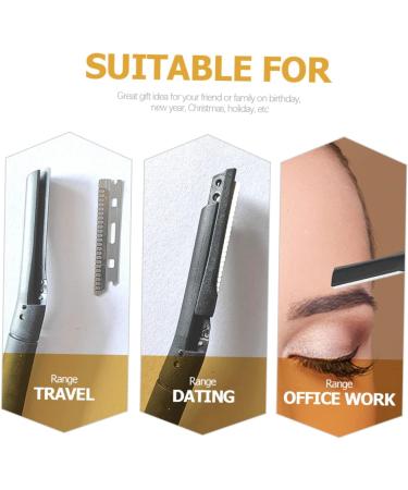 Minkissy Precision Hair Cutter Set - Razor Face Trimmer Nose Hair Remover & Eyebrow Tools - Stainless Steel Body Hair Cutter (13x1cm) - Buy Online on GoSupps.com
