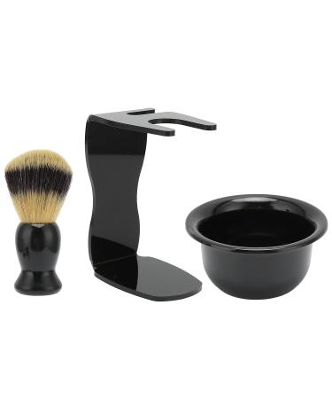 3 Pieces Shaving Brush Set | Complete Shaving Kit for Men | Beard Brush & Safety Stand - Buy Online on GoSupps.com