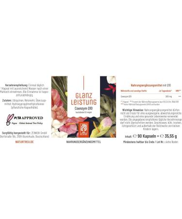 NaturTreu Coenzyme Q10 Capsules - 200mg 90 Vegan Capsules | High-Dose Q10 for Energy & Performance | 3-Month Supply Premium Quality - Buy Online on GoSupps.com