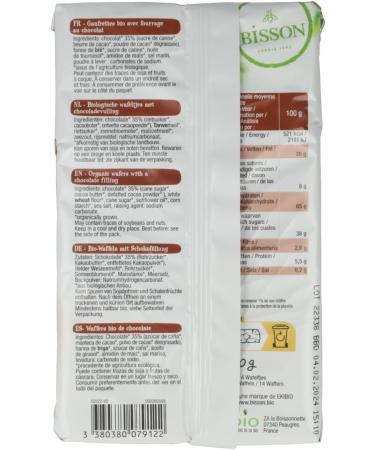 Bisson Wafers Chocolate 0.3 g 1 Unit - Buy Online on GoSupps.com