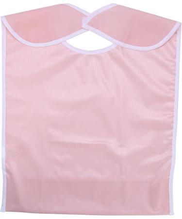 Adult Bibs Waterproof Adult Elder Mealtime Bib Clothes Clothing Protector Dining Aid a Perfect Item for the Adult and the Elder Who Lack Ability to Have Meal Reusable(Orange pink) - Buy Online on GoSupps.com