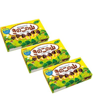 Pio big bazar Meiji Japanese Chocolate Kinokono Yama 2.61 Ouncex3