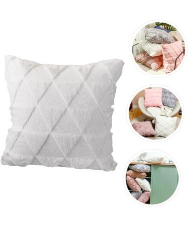 Zerodeko Pillow Sofa Decorate Plush White White 45X45X5CM - Buy Online on GoSupps.com