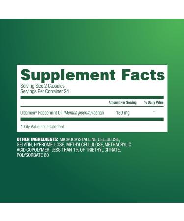 IBgard Gut Health Supplement - Peppermint Oil Capsules for Abdominal Comfort | 12 Capsules - International Shipping Available - Buy Online on GoSupps.com