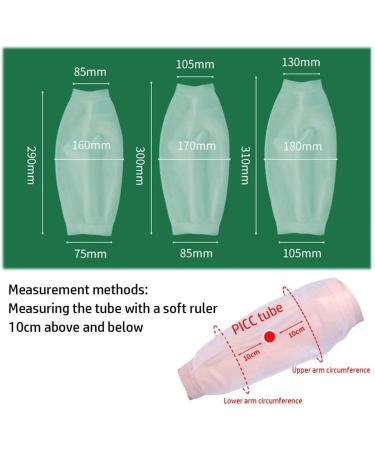 Adult Large PICC Line Shower Cover for Chemotherapy & Surgery - Watertight Arm Protector (Pack of 1) - Buy Online on GoSupps.com