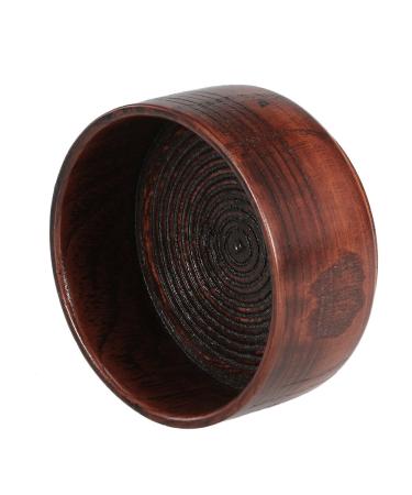 Wooden Shaving Soap Bowl & Travel Mug | Easy Lather Shave Cream Cup for Men | Portable Wet Shaving Accessory - Buy Online on GoSupps.com