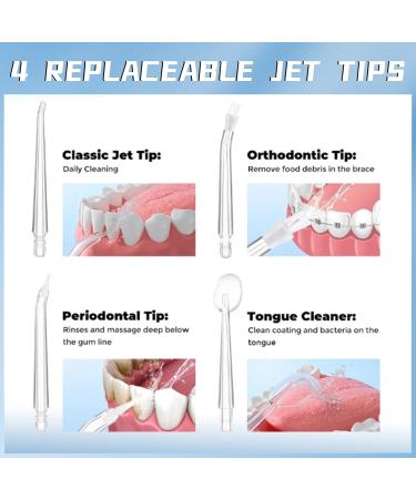 Yunlism Cordless Water Flosser Rechargeable - Waterproof Portable Cordless Dental Oral Irrigator Water flosser for Teeth 220Ml Cleanable Water Tank for Home and Travel - Buy Online on GoSupps.com