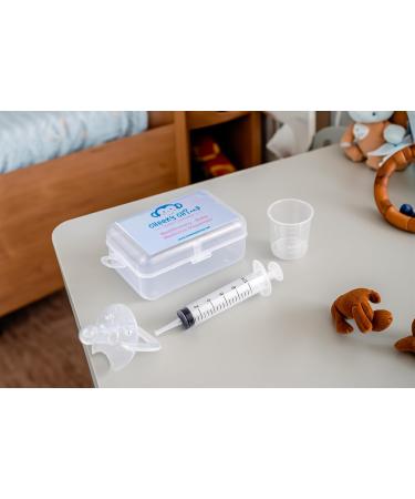 Cheeky Chimp Pacifier Baby Medicine Dispenser Travel Set | Safe & Convenient International Shipping - Buy Online on GoSupps.com